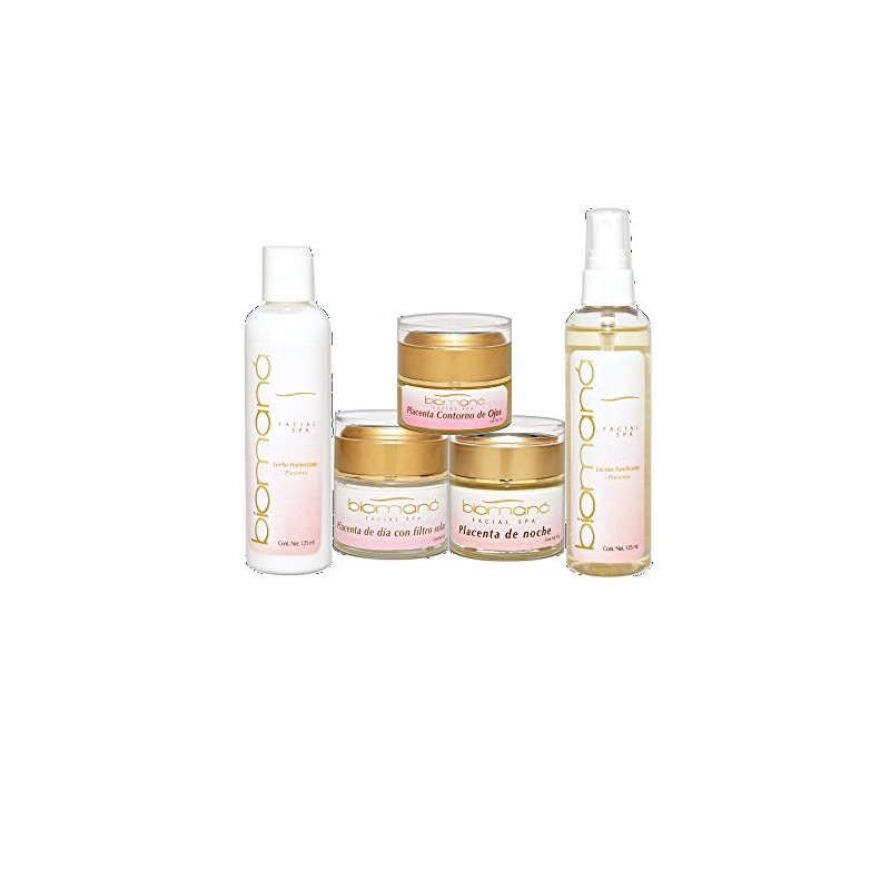 Biomaná Kit Promoción de Placenta con 5 productos v.125 (día,