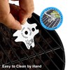 Sage Owl Bristle-Free Stainless Steel BBQ Grill Scraper – Safe