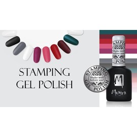 MOYRA"Gel Stamping Polish"Unique Gel Stamping for Nails (SGP 06 RED) 10ML