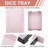Dice Tray PU Leather Mat Magnetic Folding Dice Rolling Tray