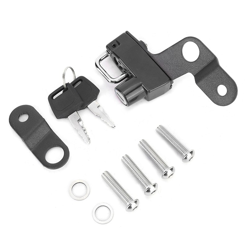 Motorcycle Modification Aluminum Alloy Helmet Lock Mount Hook Fit for