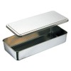 Sanho Sangyo 09900331 Condiment Container, Silver, 3 Pieces, Condiment Bat, No Tangs, No. 0