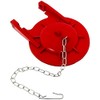 Dlh western 3.25 Toilet Flapper Red for Two-Piece Toilets