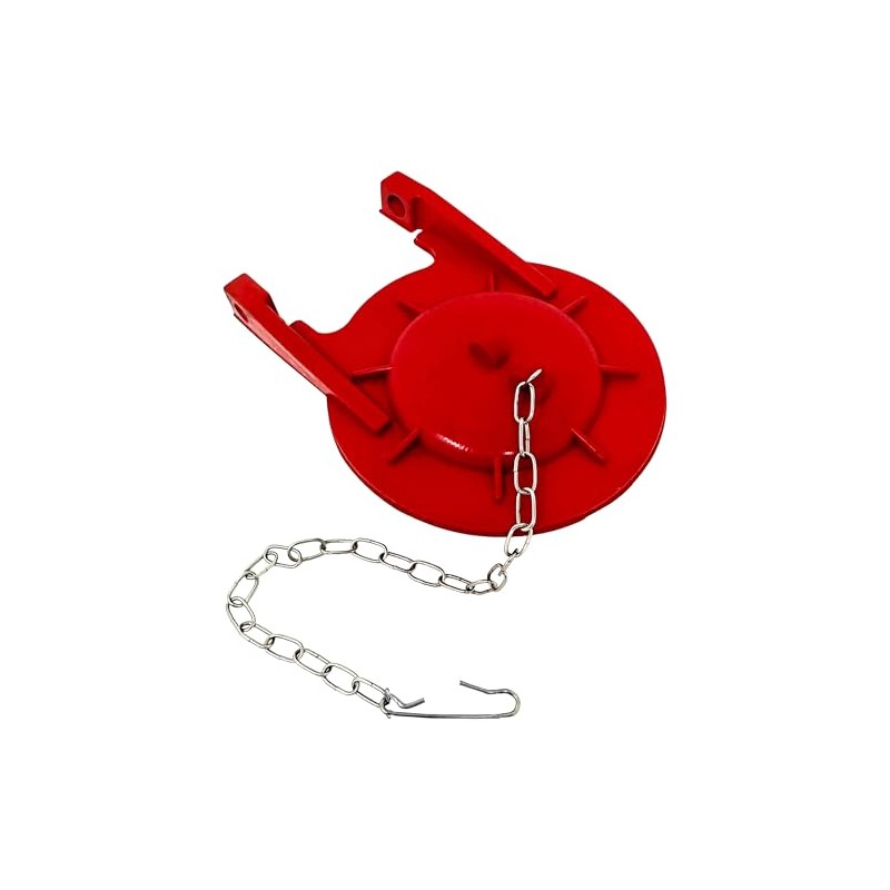 Dlh western 3.25 Toilet Flapper Red for Two-Piece Toilets
