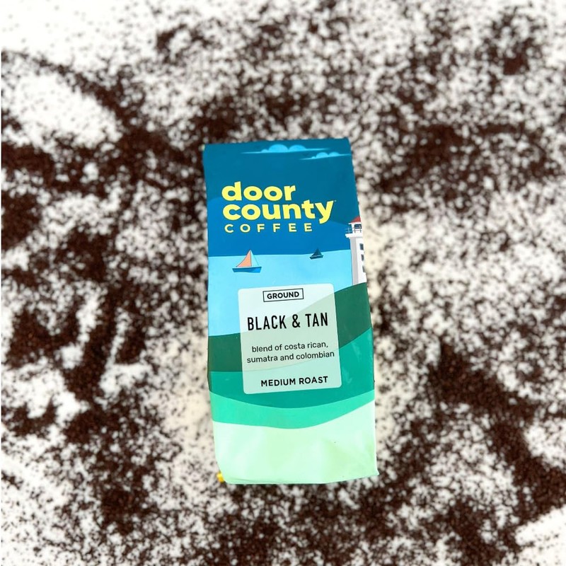 Door County Coffee Black and Tan Non-Flavored Ground - 10