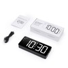 ORIA Digital Alarm Clock, LED Bedroom Clock with Bluetooth Sync