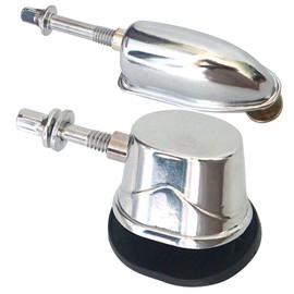 Kisangel 2pcs Drum Hook Snare Lug Connectors with Mounting Screws Stable Metal Ear Drum Set Parts for Easy Installation Instrument Supplies