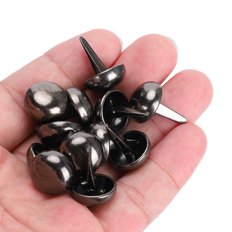 200Pcs Feet Pin Mushroom Shaped Tapered Stud 15mm Hardware Fitting