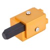 Aluminium Alloy Square Embedded Hinge Door Lock Groove Angle Chisel