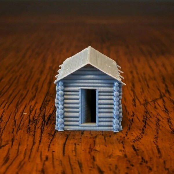 Unbranded S-Scale - Small Log Cabin Shed - 1:64 Scale