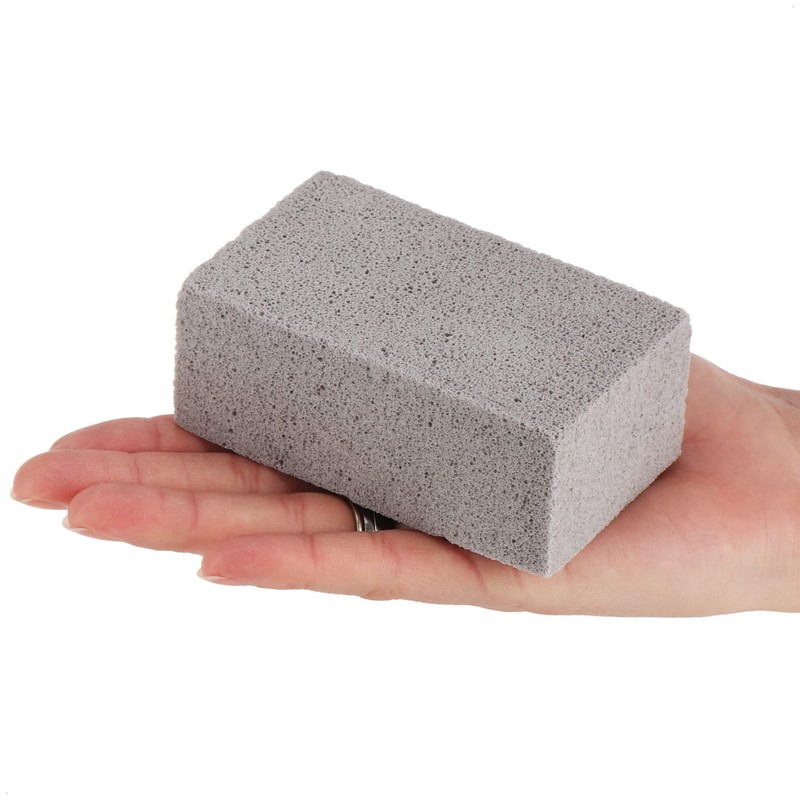 com-four® 4 x Grill Cleaning Stone - Pumice Stone for
