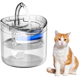 Unbranded Cat Water Fountain 61oz/1.8L Stainless Steel Automatic Pet Dog Water Fountain