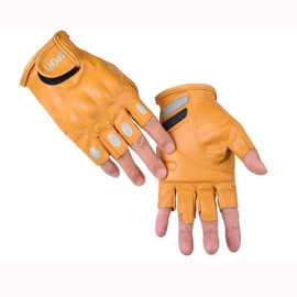 zhongguoqiaomao Motorcycle Gloves Men's Tactical Half Finger Gloves Military Use Gloves for Outdoor Cycling Motorcycle Hiking Climbing Camping Hunting Running (Yellow)