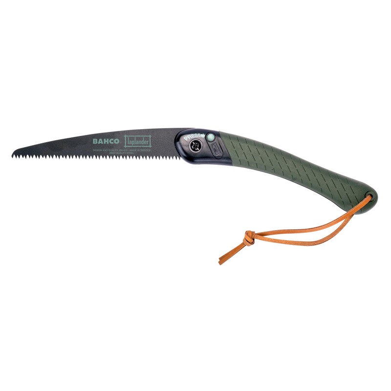 Bahco 9" Laplander Folding Saw for Trail Maintenance, Wood Processing,