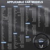 Car Steering Wheel Cover Carbon Fiber Snap On Steering Wheel