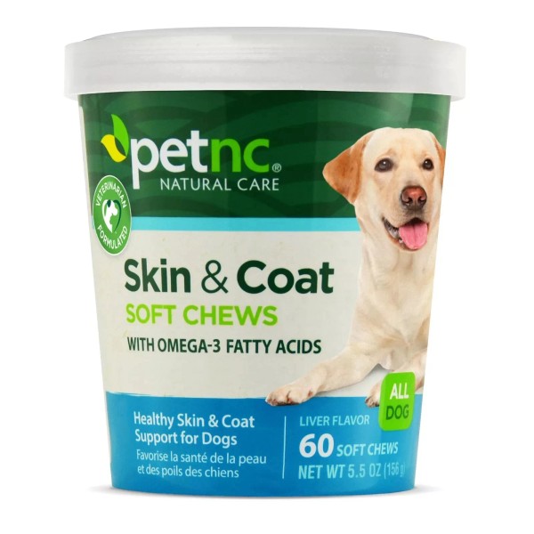 Branded PetNC Natural Care Skin and Coat Soft Chews for