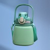 Insulated Water Bottle 650ML 304 Stainless Steel Straw Bottle for