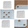 UtySty 4 Pack Leg Mounting Plates Furniture Wooden Legs Mount