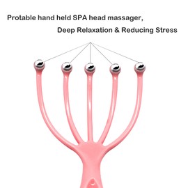 Scalp Massager - Disscool Head Massager Protable Hand Held for Deep Relaxation & Stress Reduction 2 Pieces