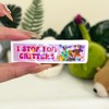3 Pcs I Stop for Critters Bumper Sticker, I Brake