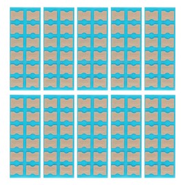 Tiardey 120-teiliges Zehennagelpflaster-Set zum Korrigieren eingewachsener Zehennägel, klebefrei, schmerzlose Behandlung eingewachsener Nägel, Fußwerkzeug zur Linderung und zum Komfort gesunder Nägel