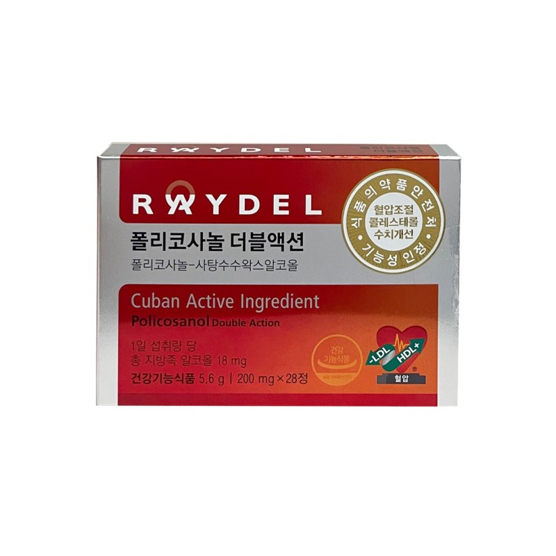 Reidel 레이델 폴리코사놀 더블액션 200mg x 28정 1개 / 써클