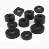 4 PCS 25 mm (3/4'') Black Shower Pipe Cover,Faucet Pipe