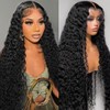 utodoo 28 Inch Deep Wave Lace Front Wigs Human Hair
