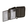 RFID Blocking Mens and Ladies Wallet with side zip pocket