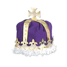Royal King's Crown (purple) Party Accessory  (1 count)