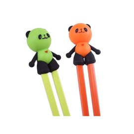 Lachineuse Orange Panda Practice Chopsticks