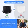 Carer Mens Incontinence Pants 3 Pcs Reusable Washable Cotton Incontinence