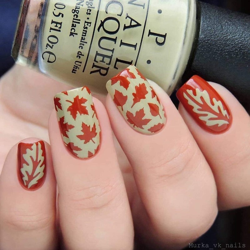 Whats Up Nails - Maple Leaves Vinyl Stencils for Nail