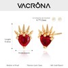 VACRONA Heart Stud Earrings for Women