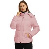 wantdo Women's Ladies Winter Jacket Hooded Puffer Coats Short Puff
