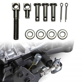 Kit de enlace de acelerador secundario ajustable de la serie Pro 20-122 para doble pumper Holley HP Ultra XP 4150 4500 carburadores para pista circular Street Drag Racing reemplaza el número de pieza
