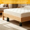 Adjustable Height Bed Support Legs, 4 Pack Thick Bed Frame