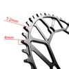 MiOYOOW 50/52/54/56/58T Bicycle Chain-Ring, Ultra-Light Narrow Wide Single Chain-Ring for