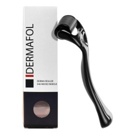 Dermaroller Barba Rodillo Dermafol 0.5mm Titanio Con Estuche