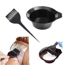 topolenashop Haarfärbe-Set mit Schüssel und Pinsel | Professionelles Haarfärbe-Set für Zuhause oder Friseur | Zubehör zum Färben, Henna, Bleichen | Art. 70426