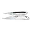 2pcs Front Fog Light Cover Trim Silver Fog Lamp Bezel