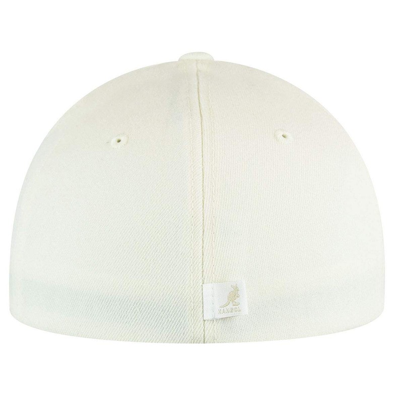 Kangol Sport Collection Men’s Wool Flex-Fit Baseball Cap, White (Small/Medium)