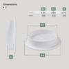Vent Systems 4'' Inch - Pack of 2 - White