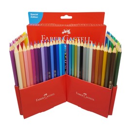 Faber Castell Premium 60 Colored Pencils, adult coloring pencils, professional colored pencils, drawing supplies, school supplies colored pencils - 60 colors set