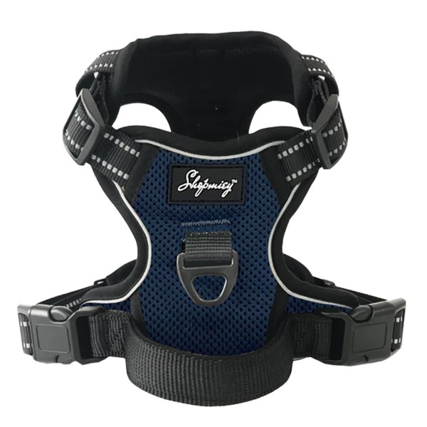 ShopMiey Dog Harness No Pull Pet Harness with 2 Leash