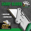 SK Folding Utility Knife with Additional Wire Cutter, Quick Change