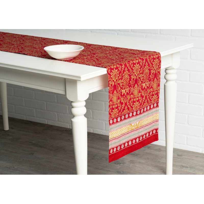 Maison d' Hermine Tablerunner 100% Cotton Table Runner Decorative Washable