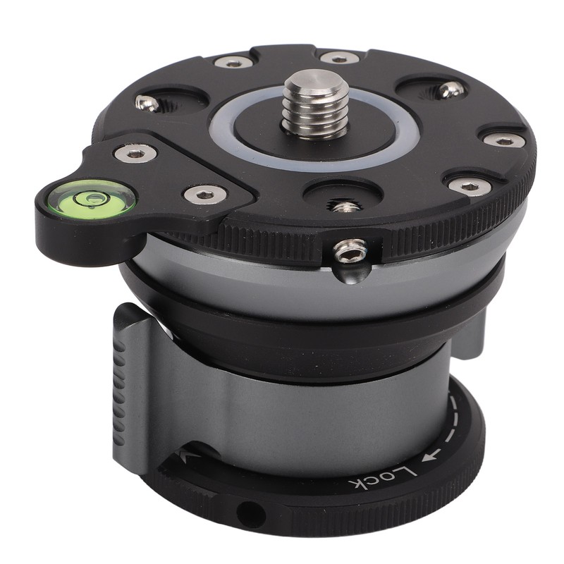 Aluminum Alloy Tripod Leveling Base with Bubble Level for Nikon