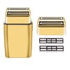 Replacement Shaver Heads Compatible with BaByliss Foil Shaver (Gold/2)