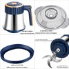 Electric Food chopper,18/10 Stainless Steel Food Processors,3 Liters Large Capacity